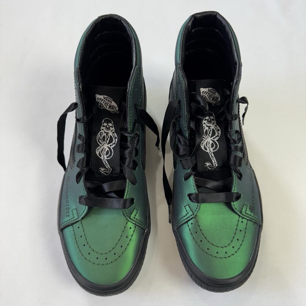 VANS X Harry Potter Morsmordre Sk8-Hi Mens Sz 7/Wmn's 8.5 Platform Skate Shoes - Picture 6 of 10